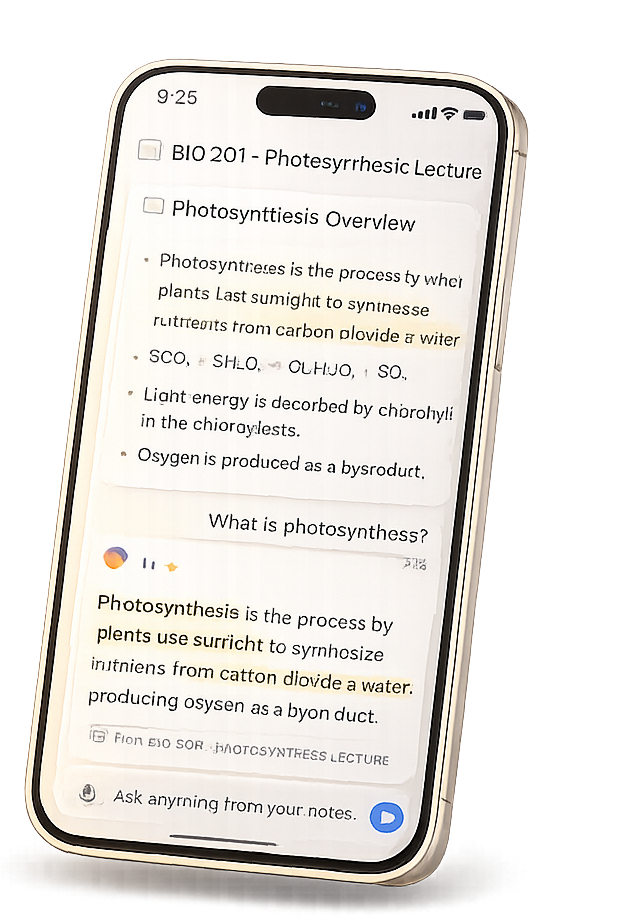 AI chat interface hover state
